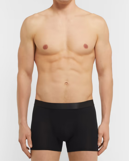 BLACK BOXER BRIEF